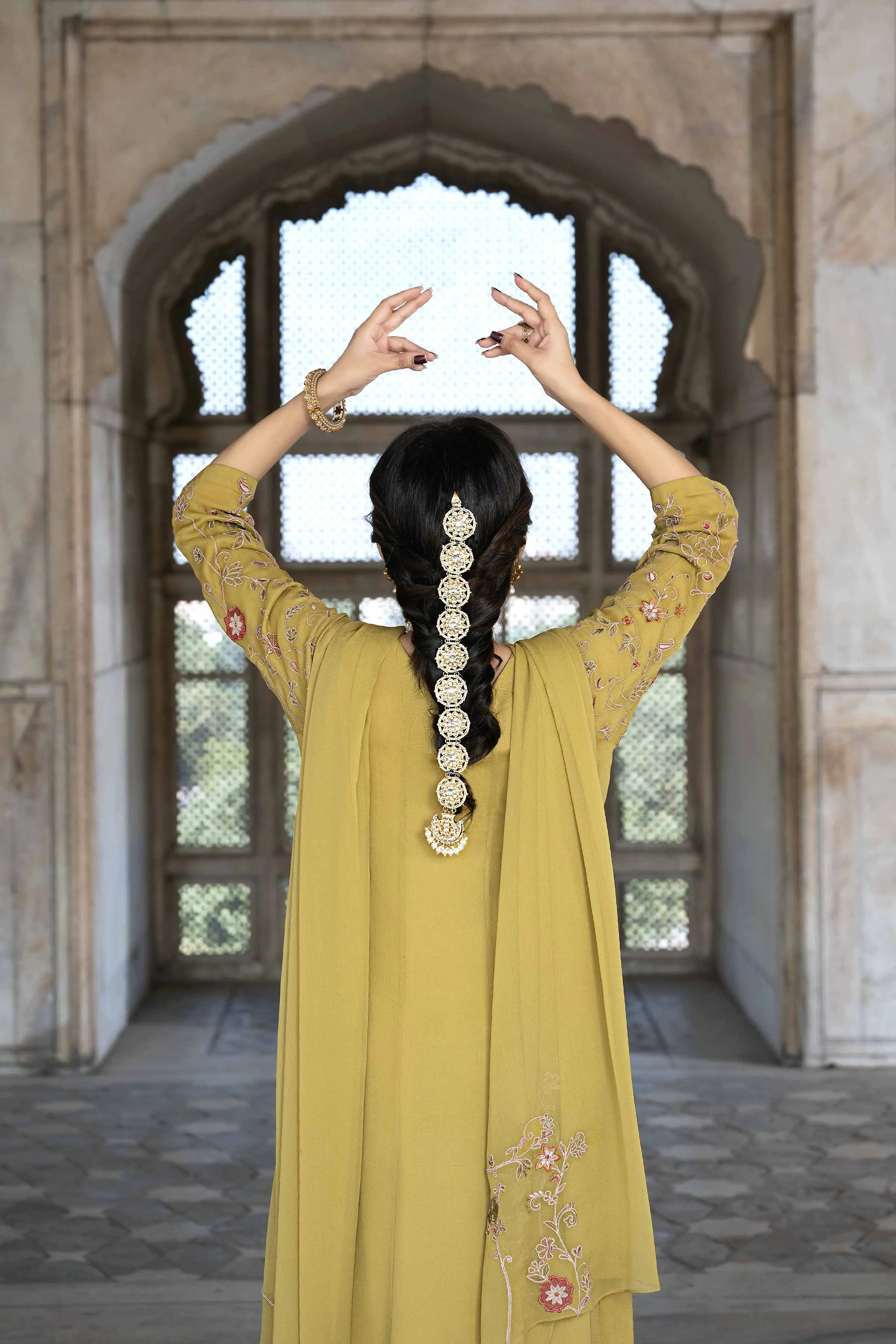 2 Piece - Embroidered Suit - KFS24-24