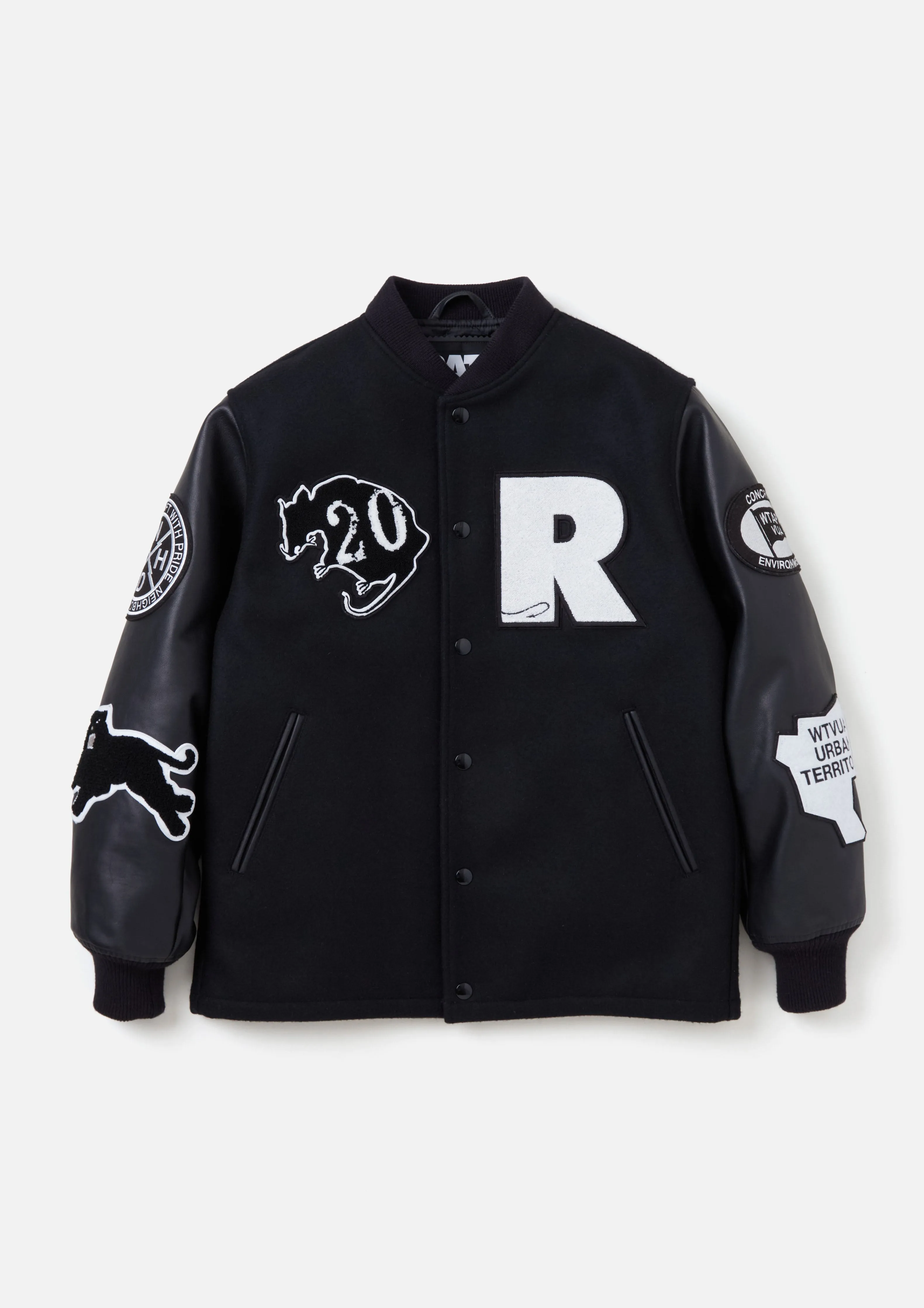 20th LEATHER X MELTON COMBINATION JACKET