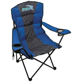 48-Hour BIC Blue Premium Heather Stripe Chair