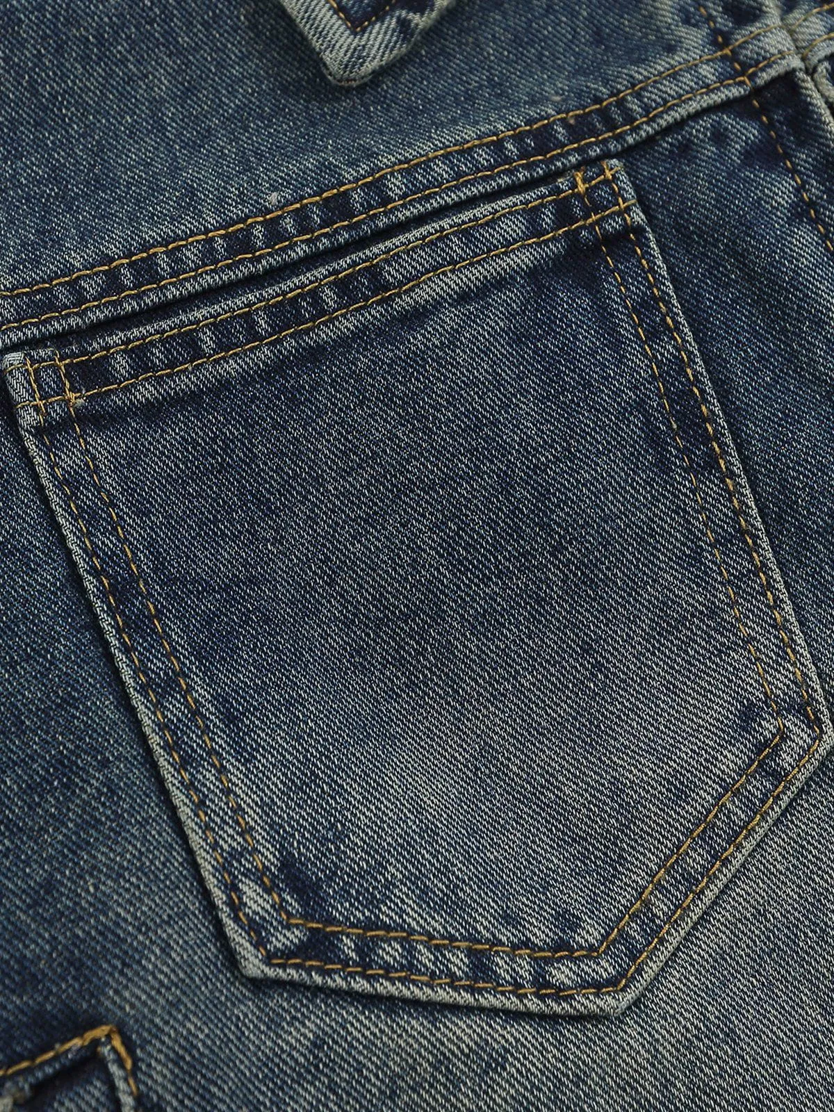 Aelfric Eden Washed Cropped Denim Jacket