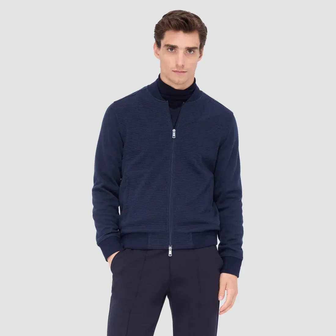 Bugatchi Waffle Front Performance Jacket