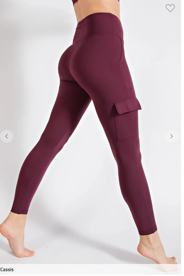 BUTTER HI WAIST CARGO YOGA PANTS  - Rae Mode | FINAL SALE