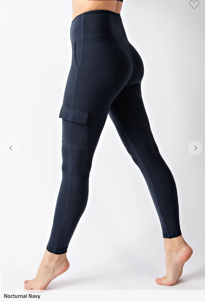 BUTTER HI WAIST CARGO YOGA PANTS  - Rae Mode | FINAL SALE