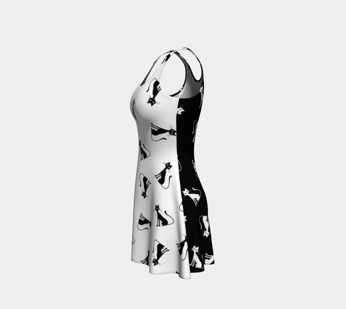 Cats Flare Dress