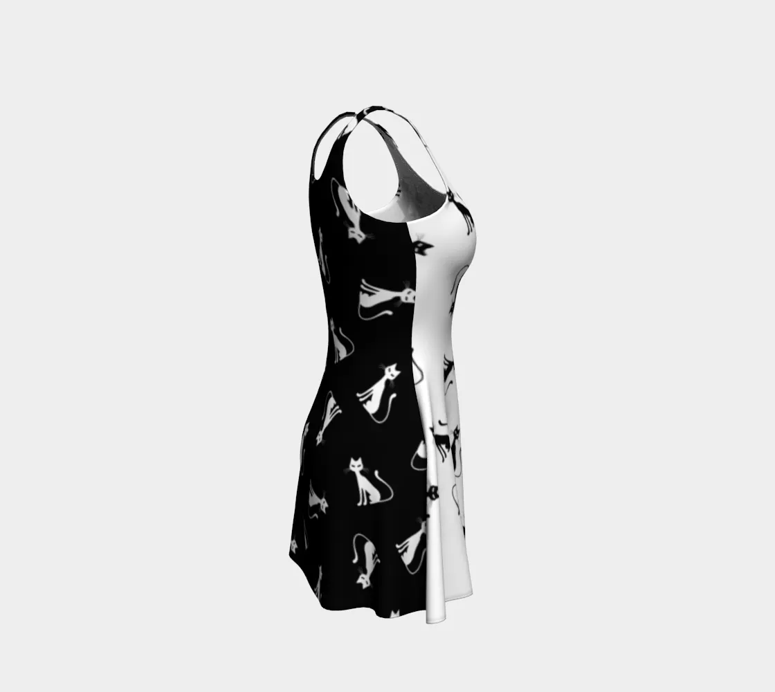 Cats Flare Dress
