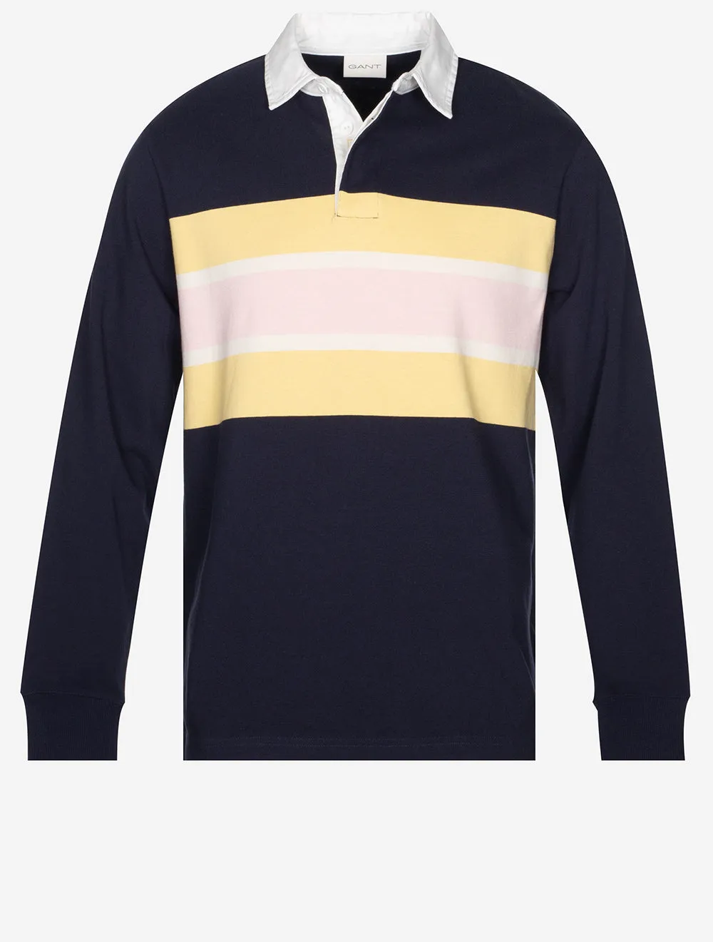 Colorblock Long Sleeve Rugger Evening Blue