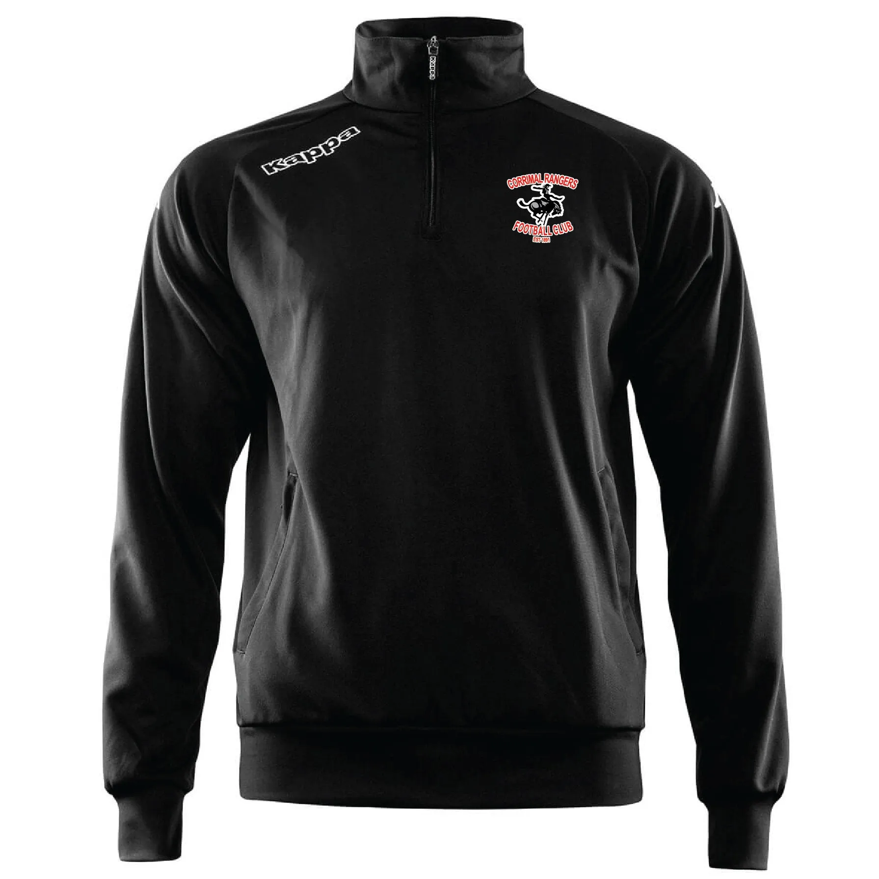Corrimal Rangers FC - Track Jacket 1/4 Zip - Black