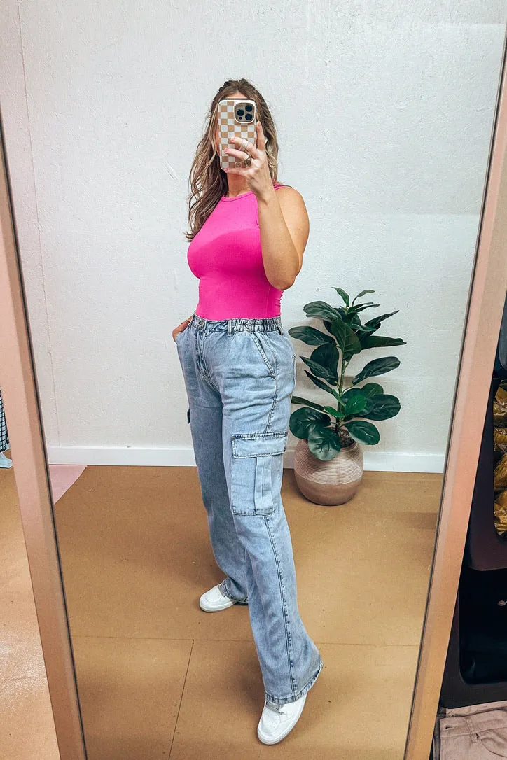 Dev Denim Tencel Cargo Pants