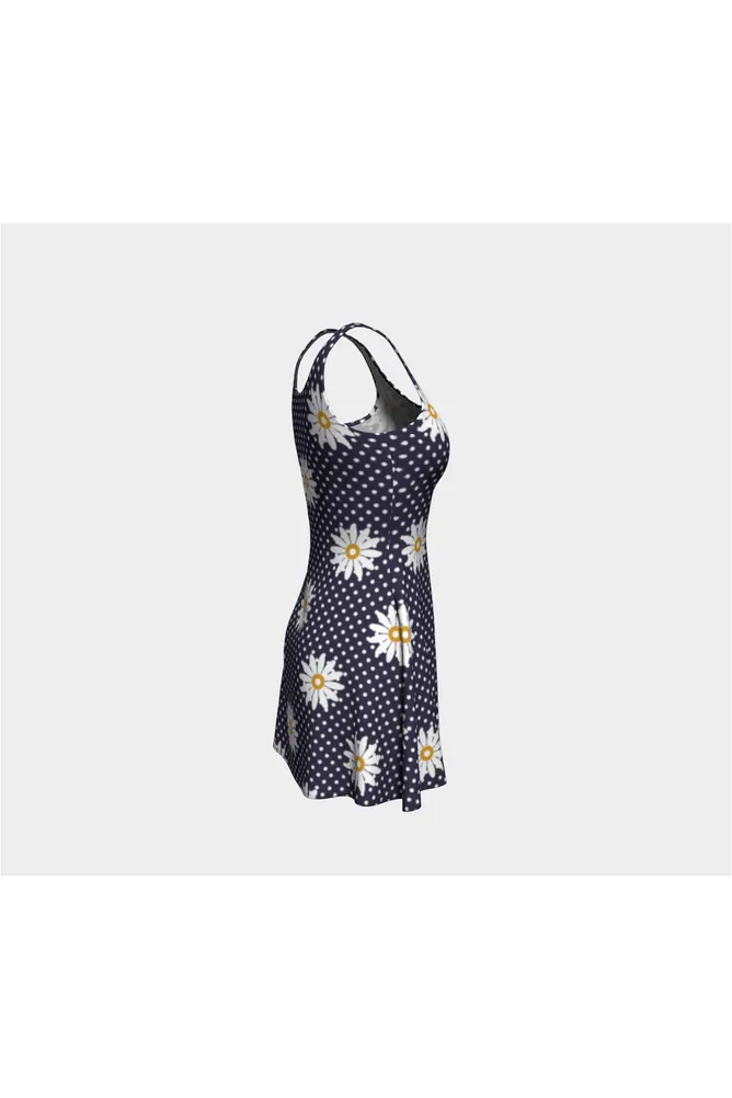 Floral Polka dot Flare Dress