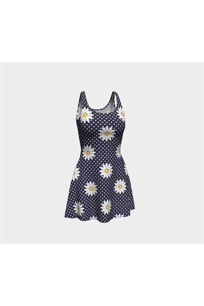 Floral Polka dot Flare Dress