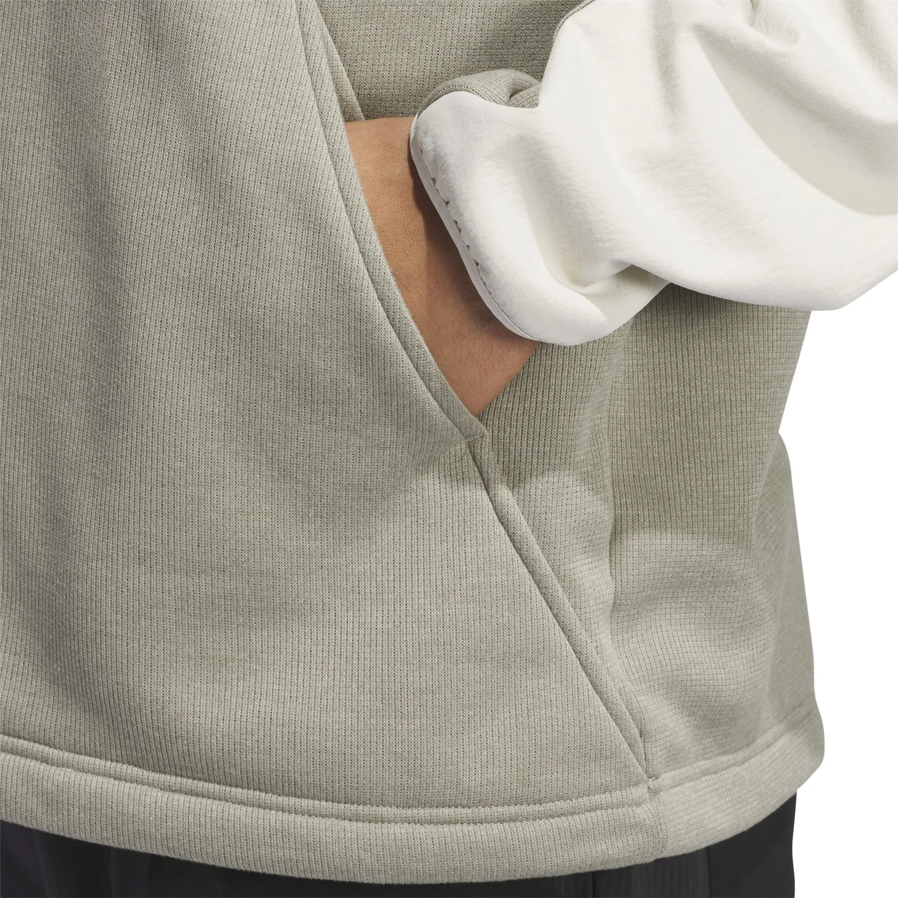 Go-To Half Zip Hybrid Jacket Silver Pebble - AW24