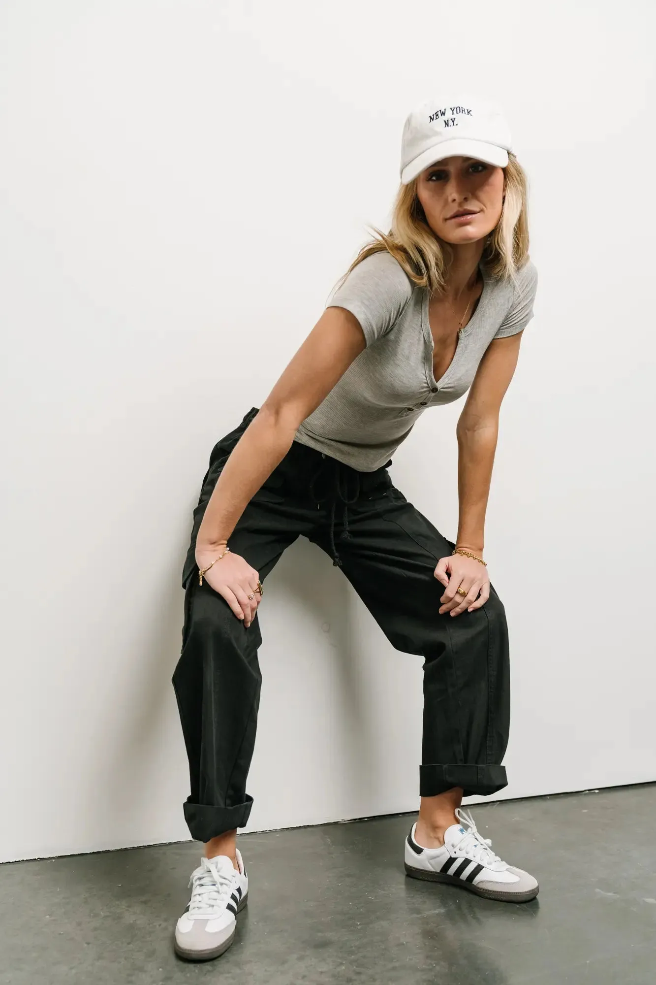 Hailey Cargo Pants in Black - FINAL SALE