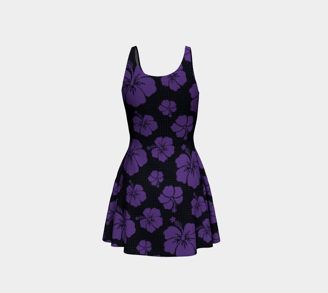 Hibiscus Flare Dress