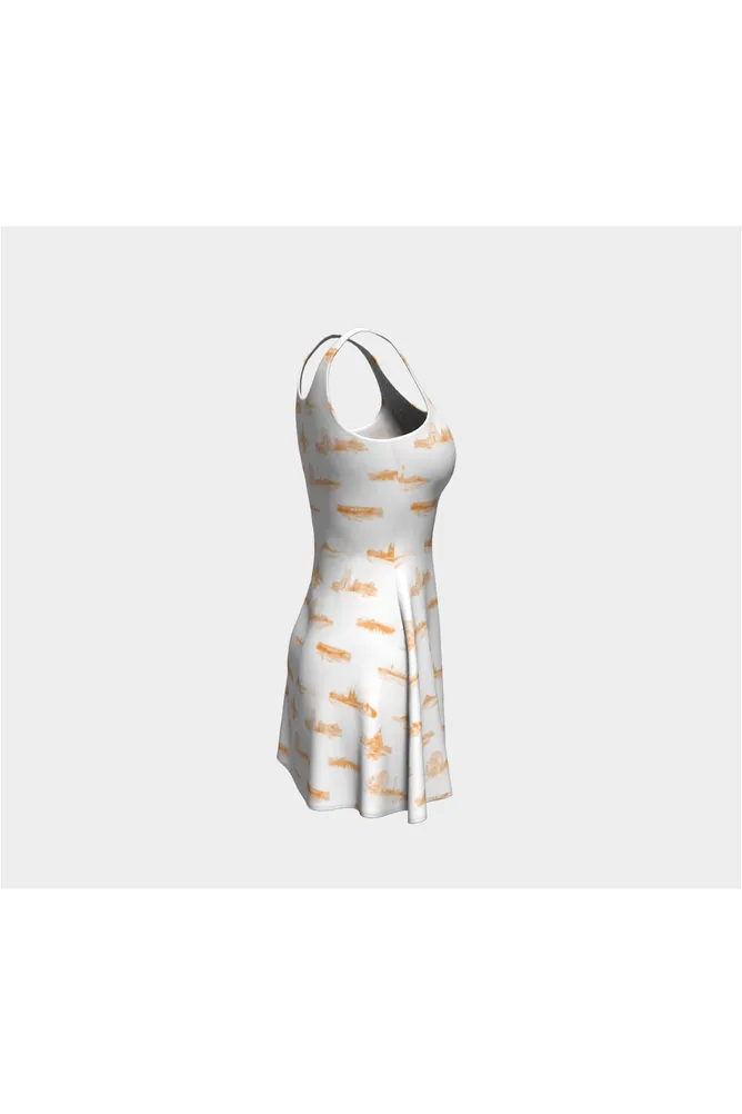 International Landmarks Flare Dress