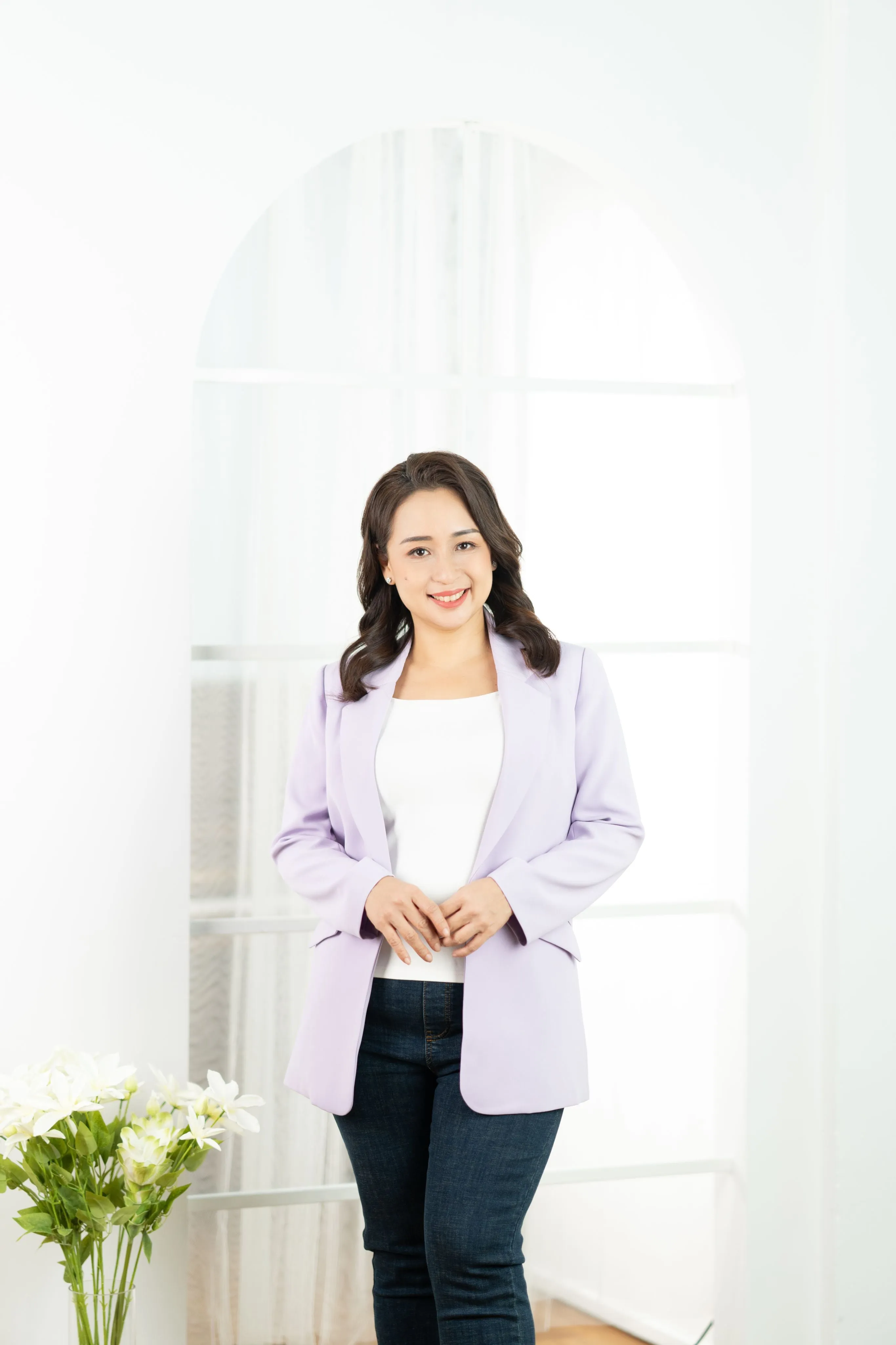 Lapel Collar Casual Blazer
