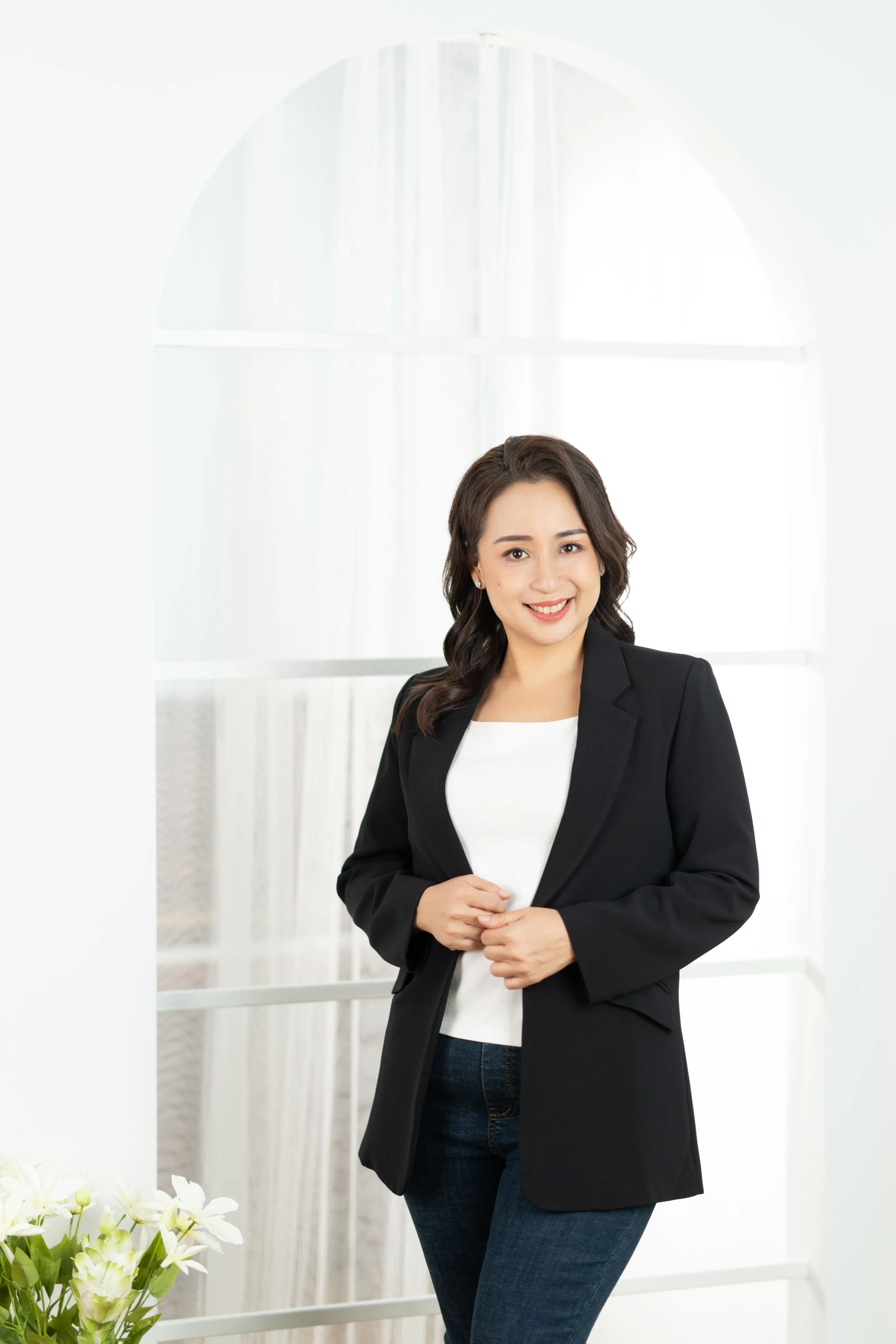 Lapel Collar Casual Blazer