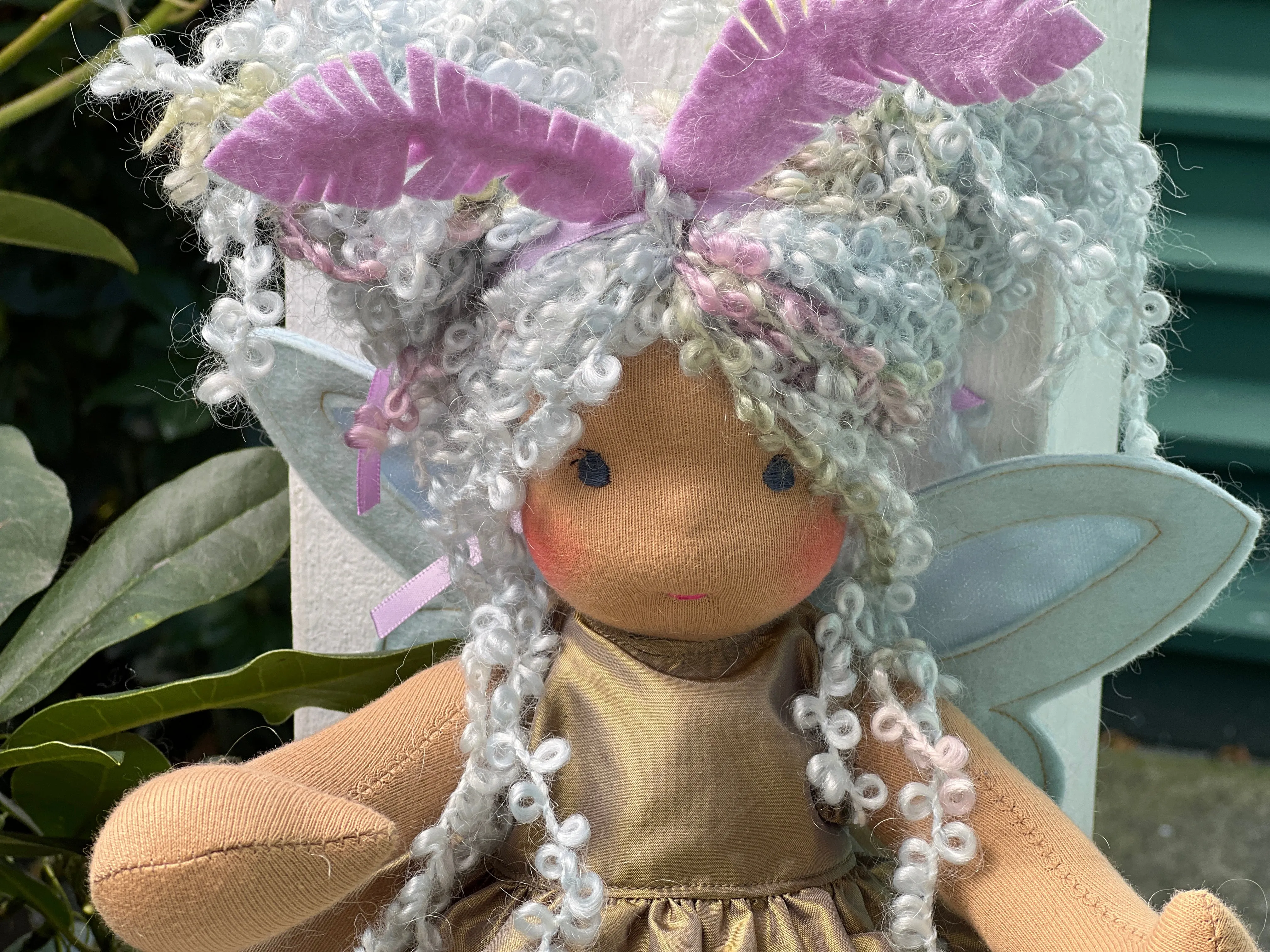 Little Forever Friend Luna Moths - Moon (Mocha)