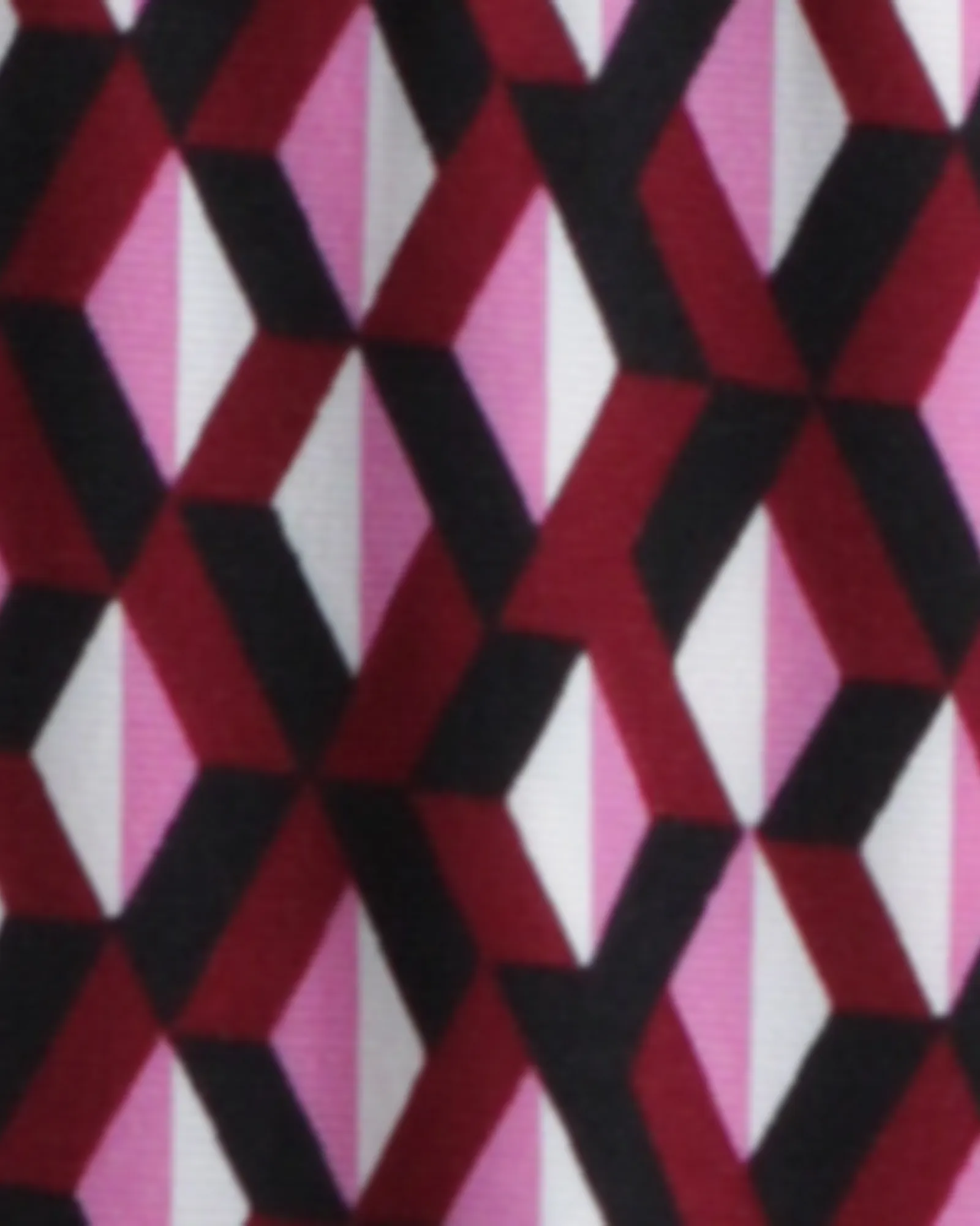 Madison Faux Wrap Dress | Pink / Black