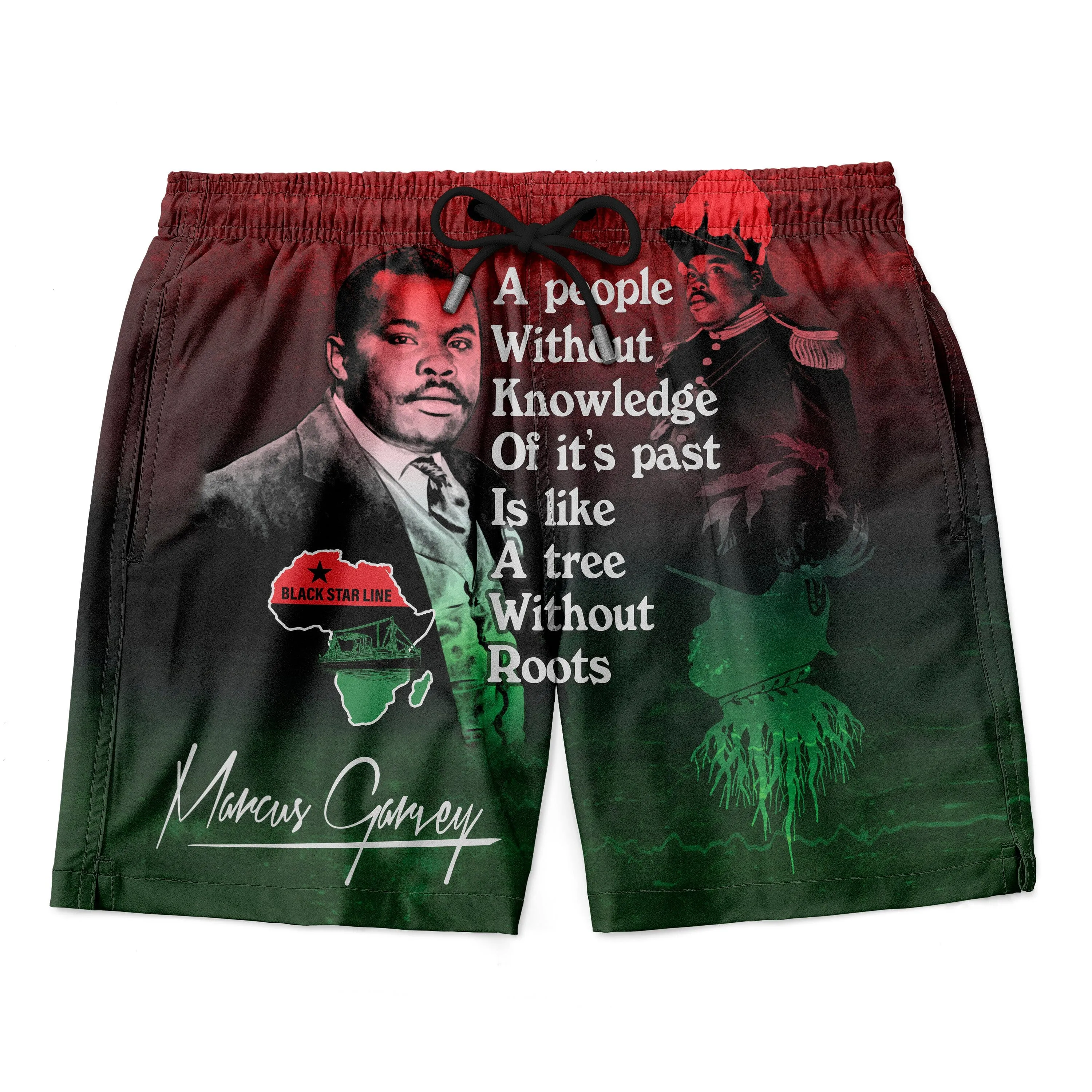 Marcus Garvey Quotes T-shirt and Shorts Set