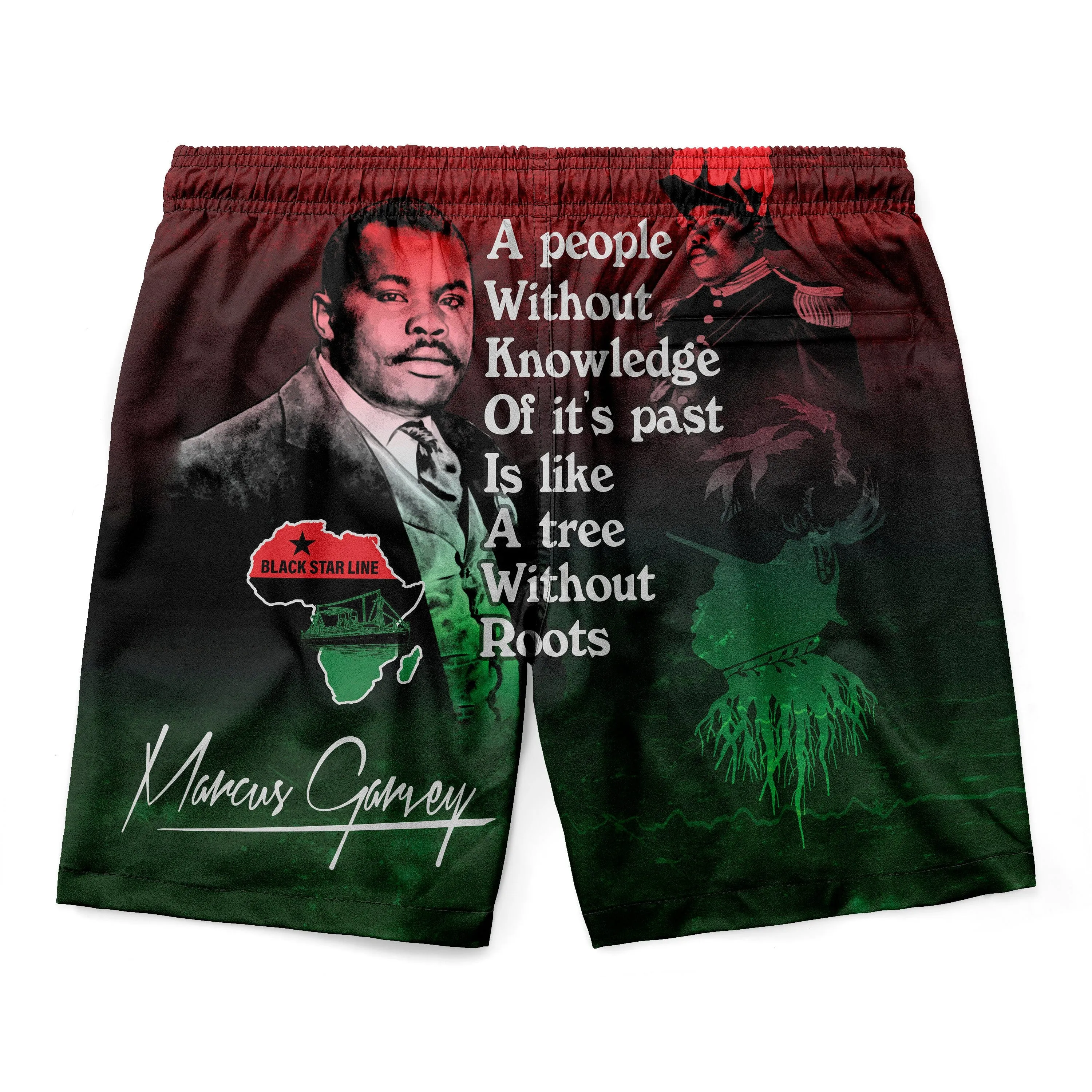 Marcus Garvey Quotes T-shirt and Shorts Set