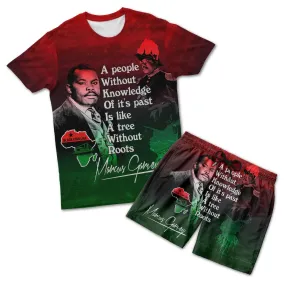 Marcus Garvey Quotes T-shirt and Shorts Set