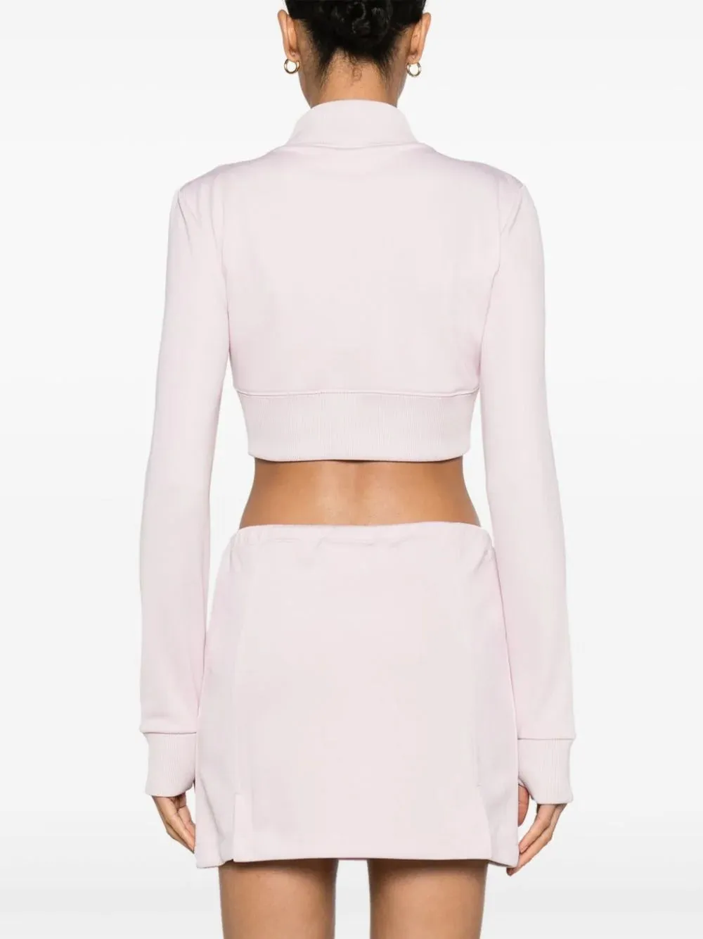 Maxi Rib Tracksuit Cropped Jacket