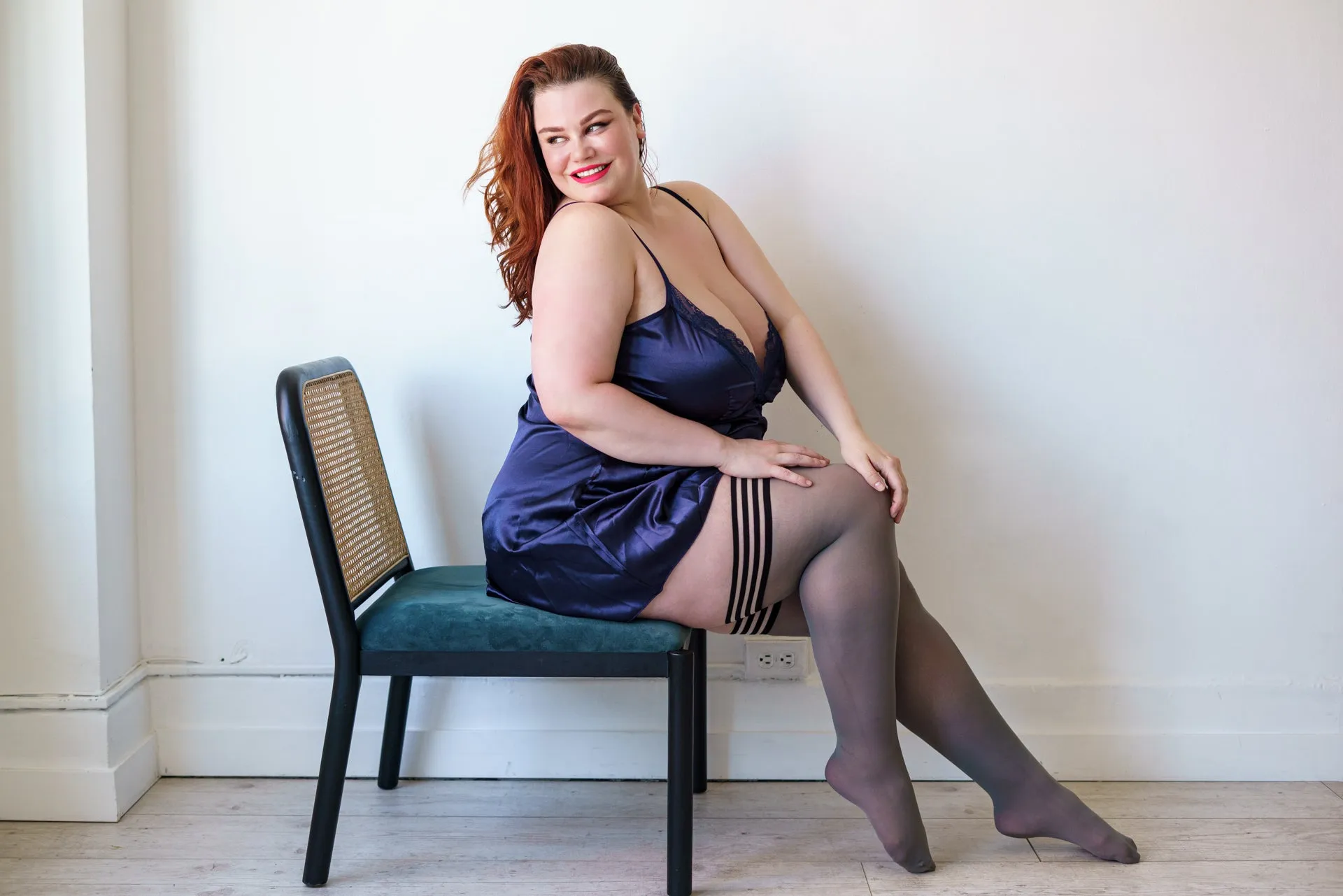 Midnight Skies Babydoll - Plus Size