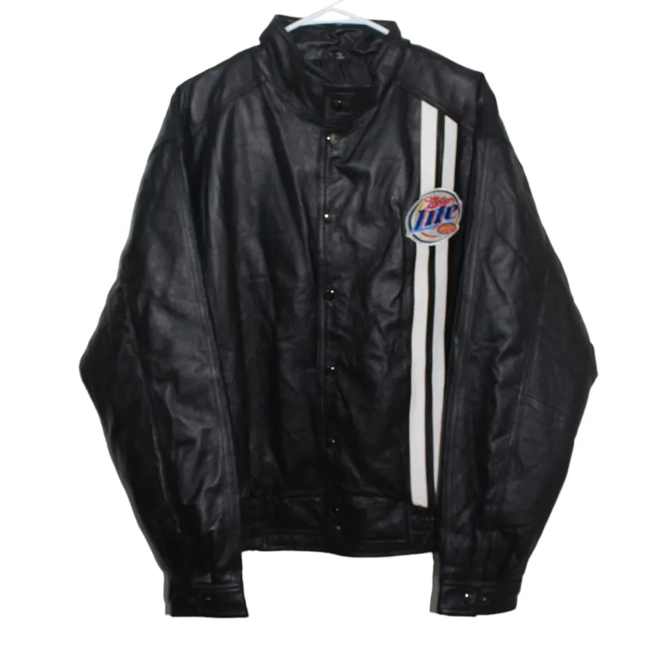 Miller Lite Racing NASCAR Rusty Wallace #2 Leather Jacket (L)