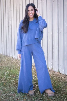 My Own Style Blue Loungewear Set