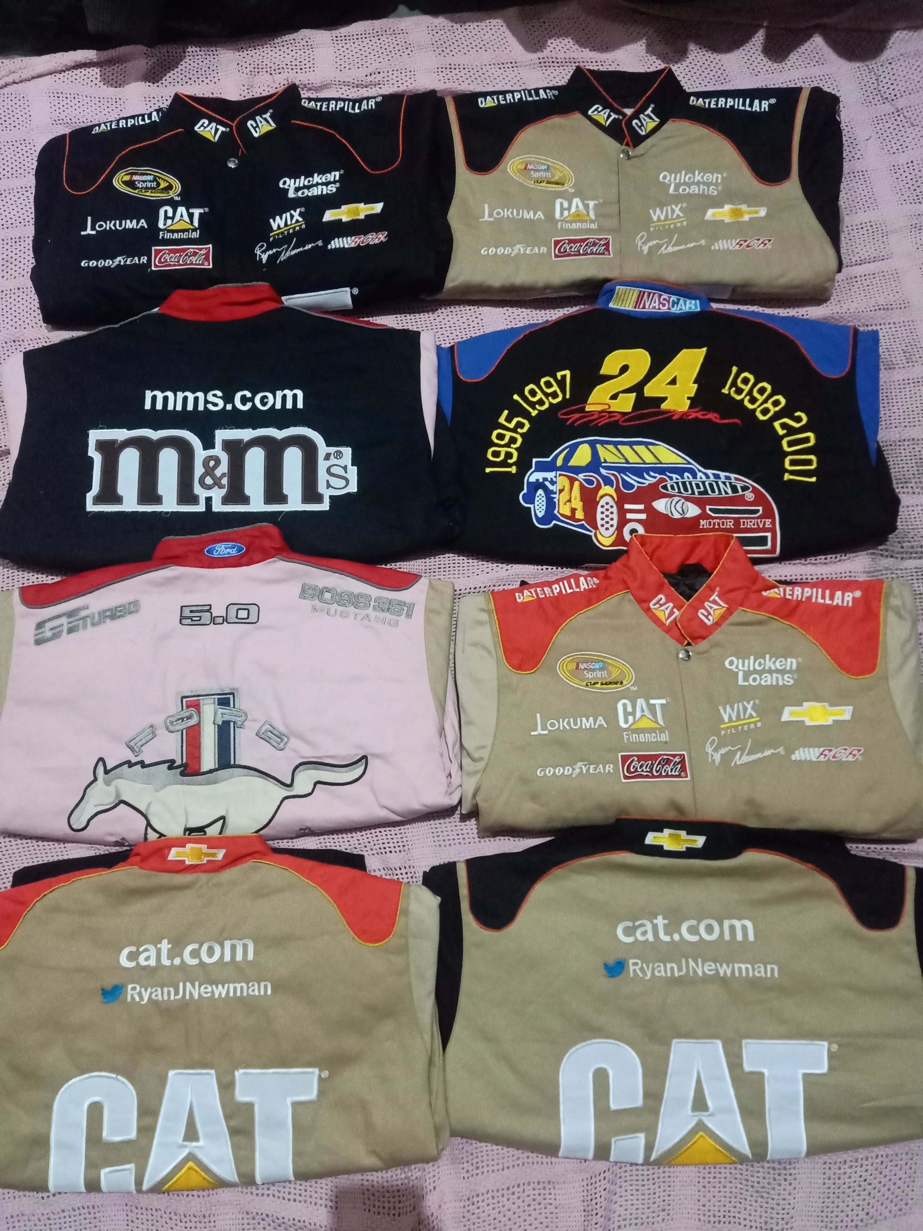 Nascar racing car jacket 10 Pieces
