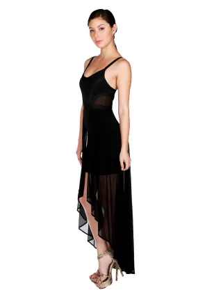Naughty Grl Evening Bandage Party Dress - Black