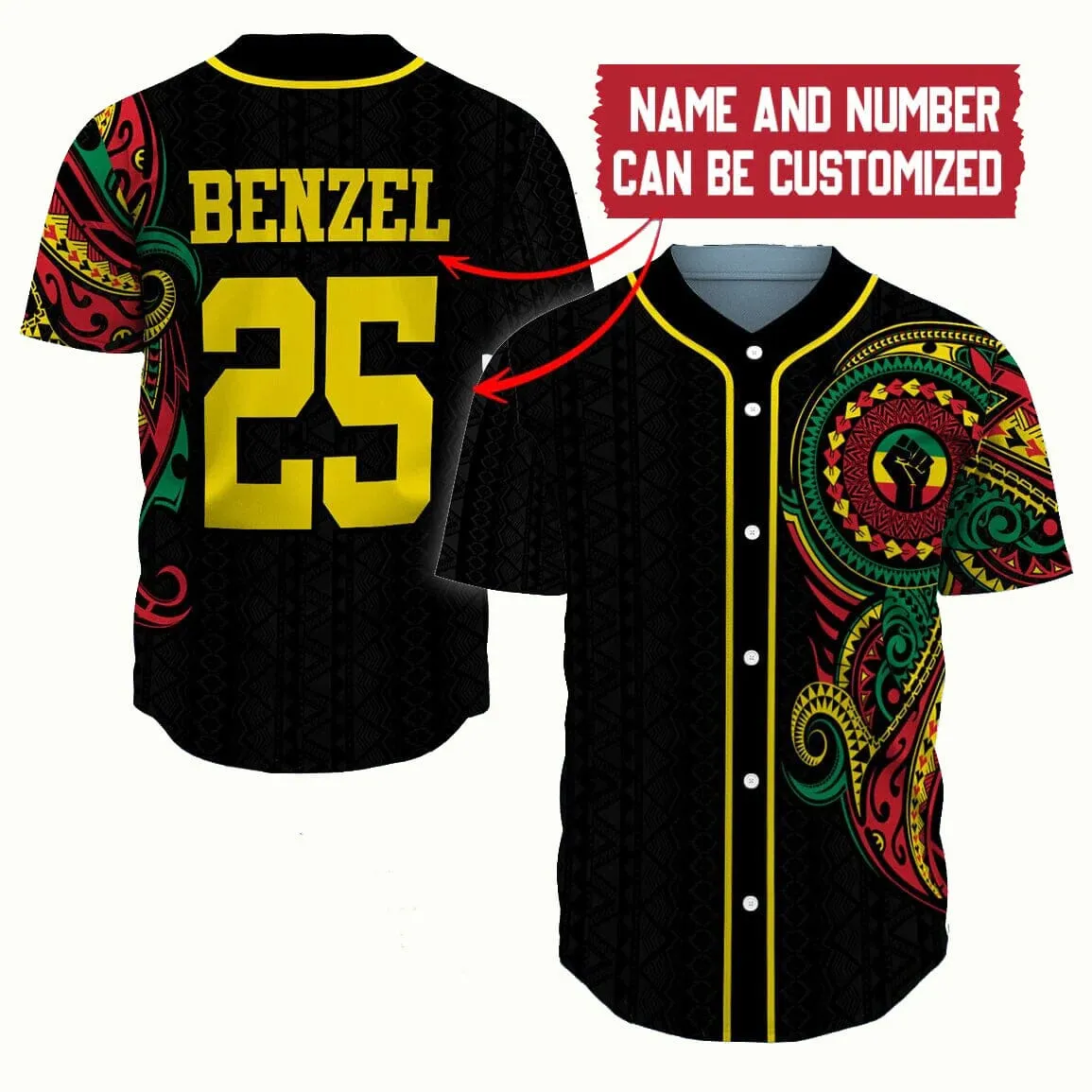 Personalized African Soul Jersey Shirt