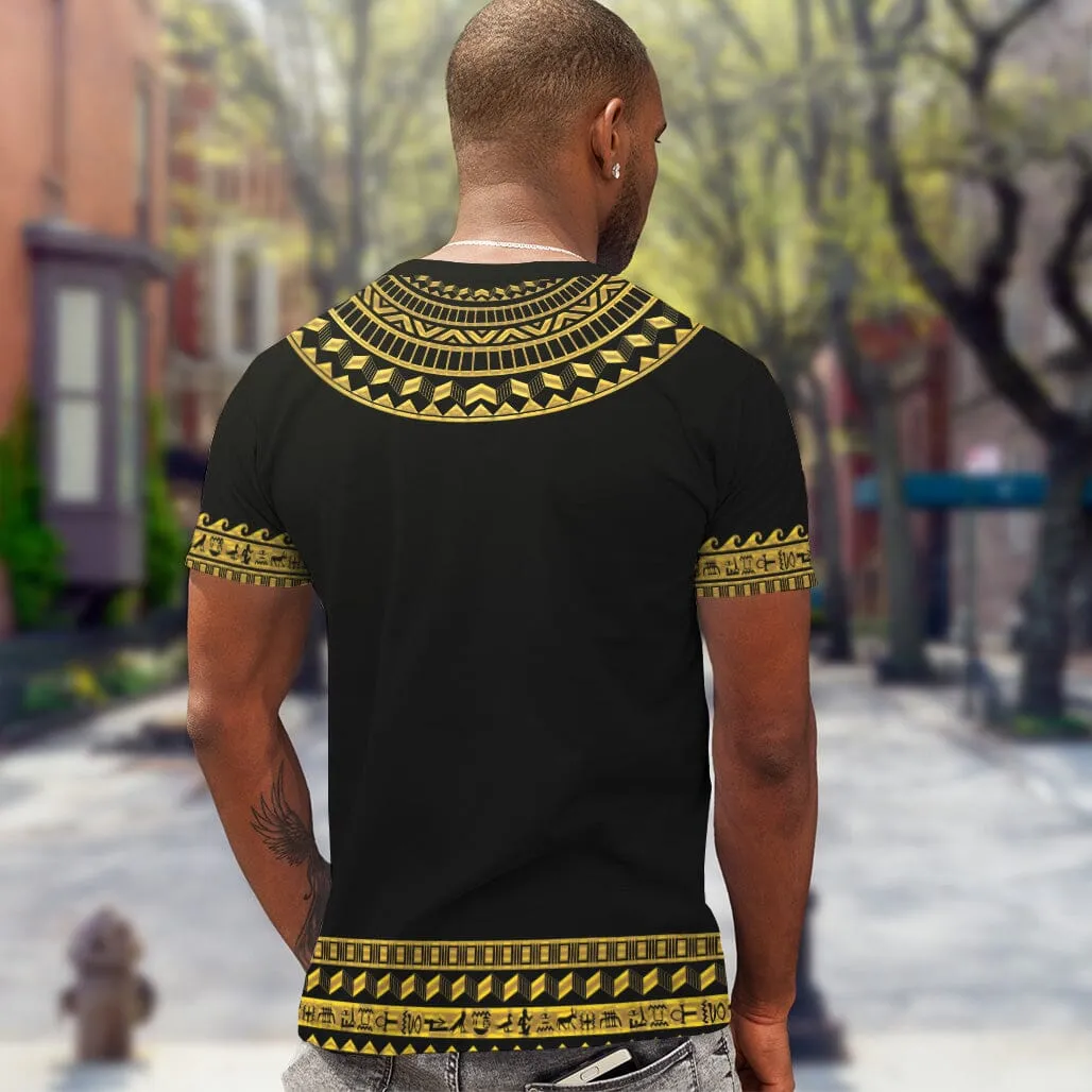 Personalized Egyptian Hieroglyphs Alphabet T-shirt