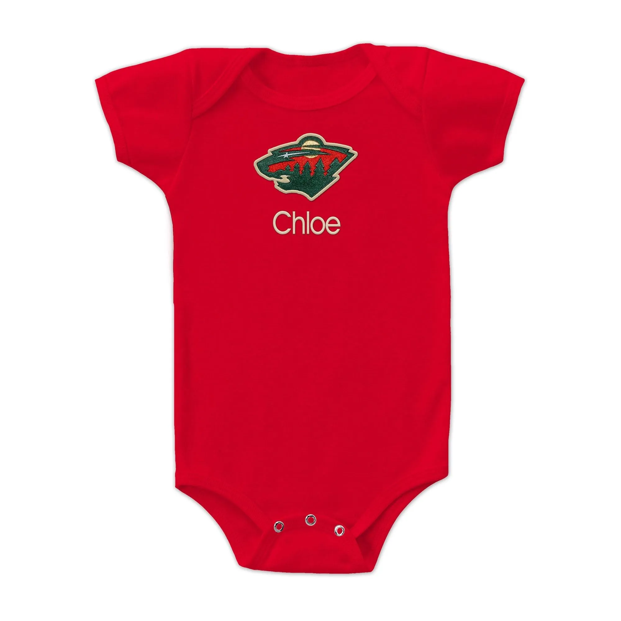 Personalized Minnesota Wild Bodysuit