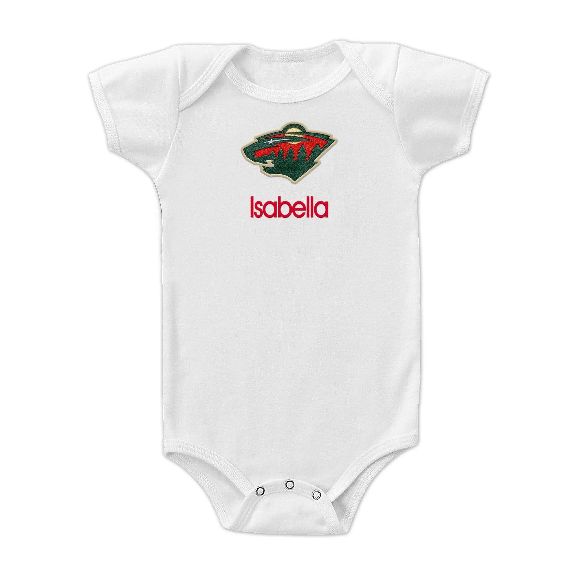 Personalized Minnesota Wild Bodysuit