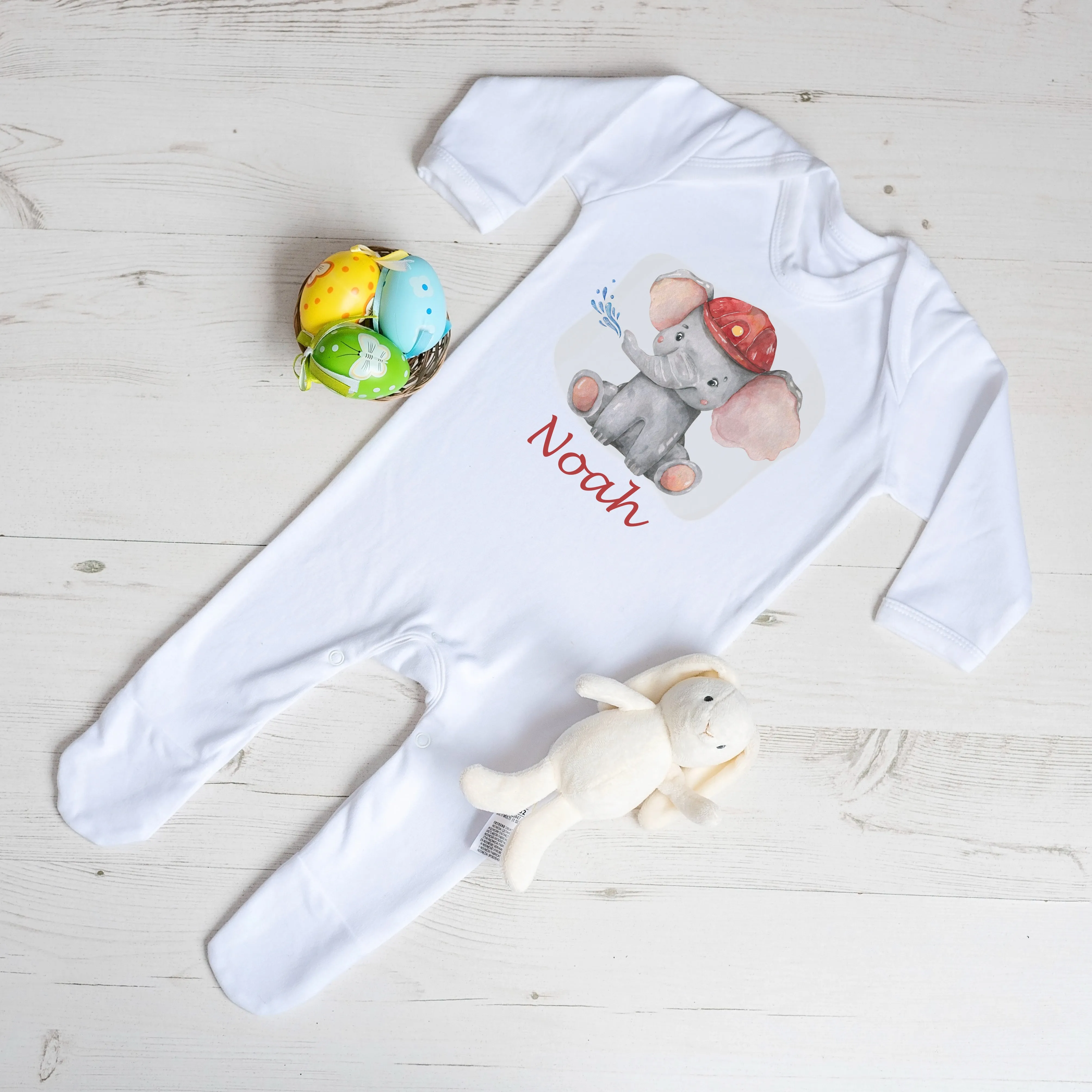 Personalized Romper- Elephant