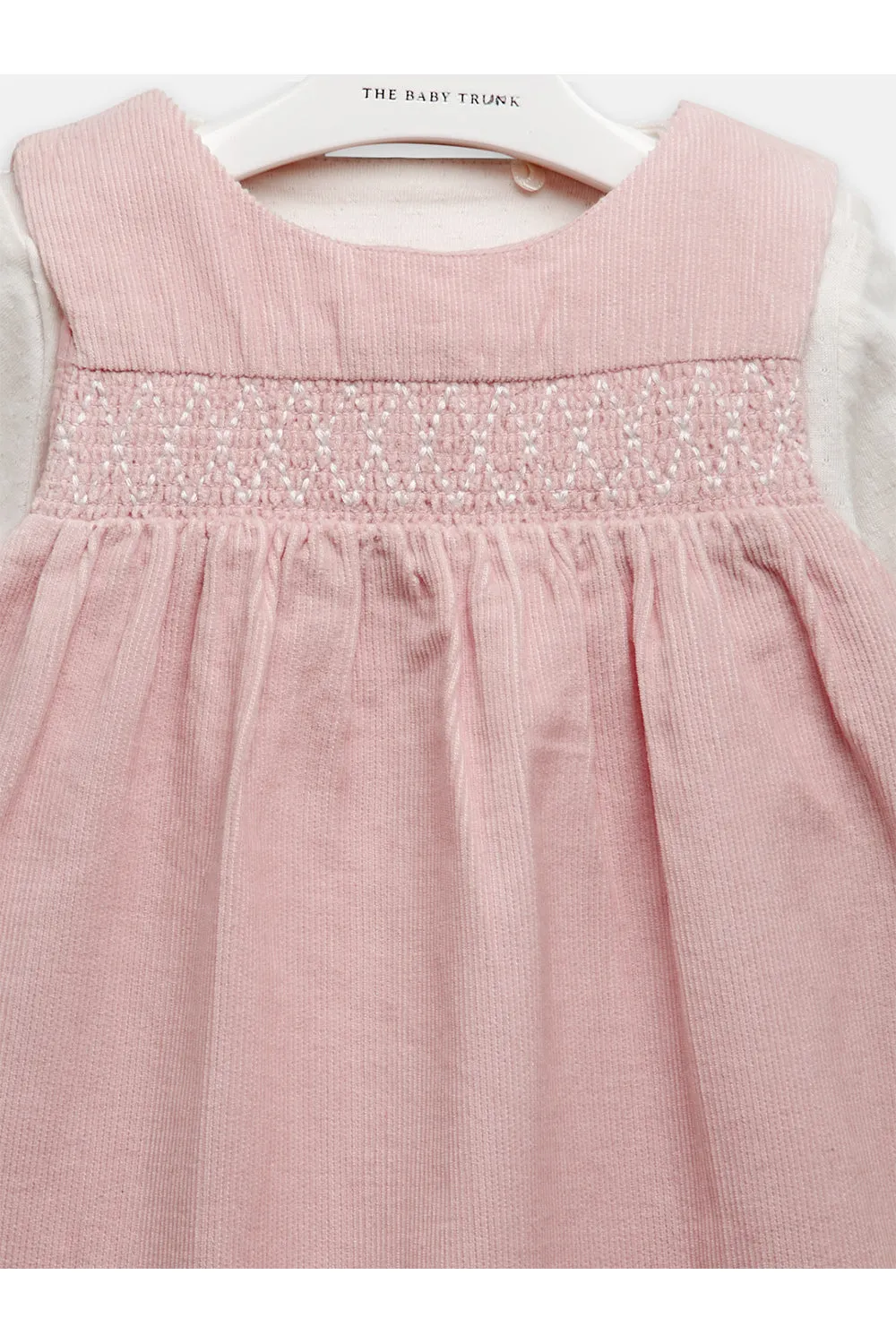 Pink Winter Frock Set