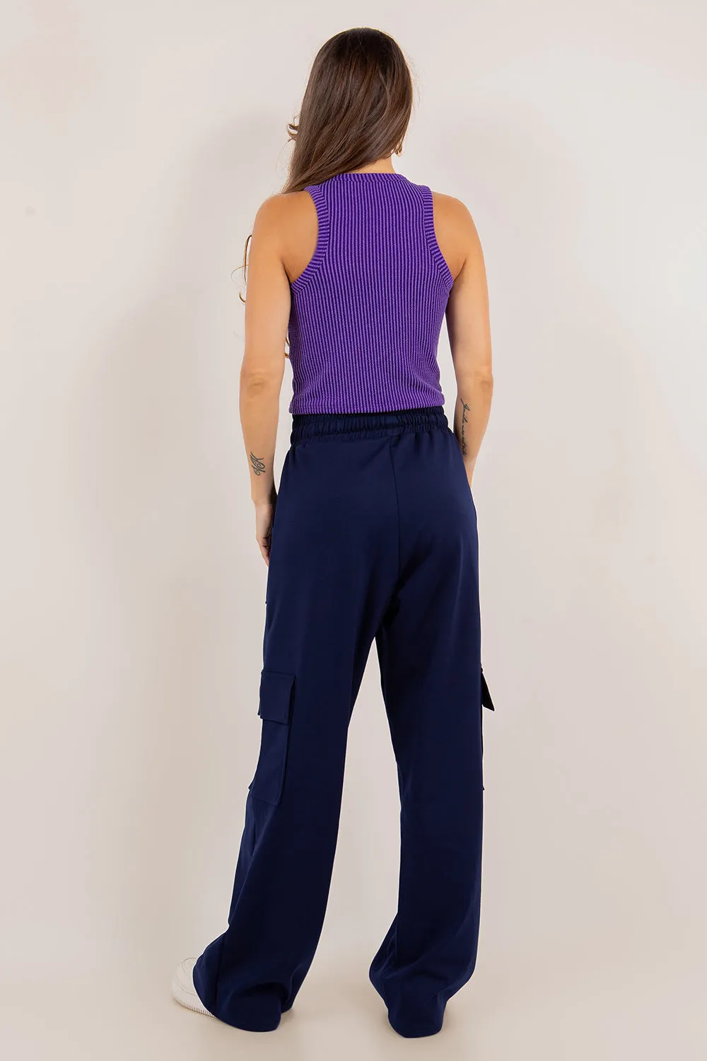 PREORDER: Ponte Stretch Cargo Pants In Five Colors