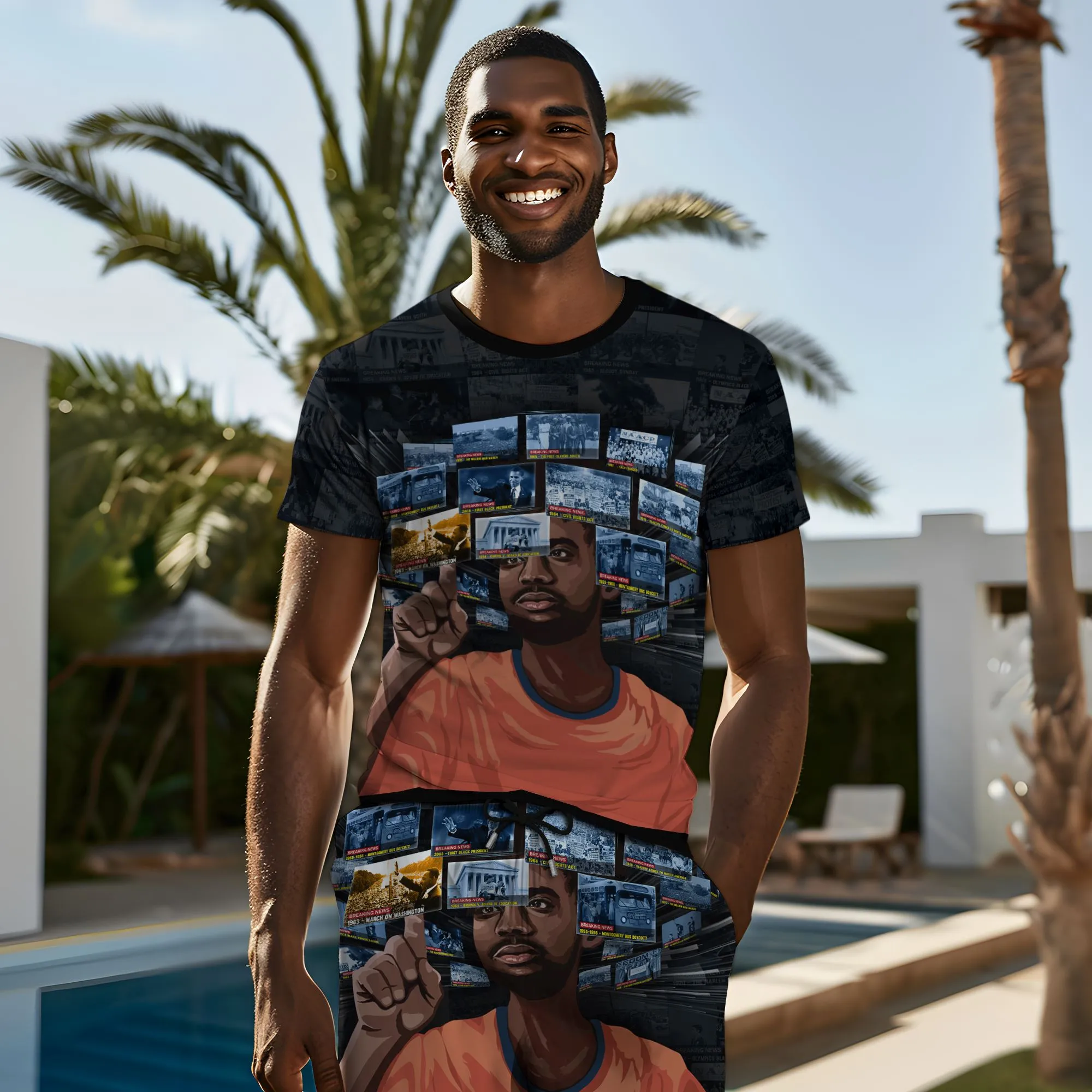 Prideful Reflections T-shirt and Shorts Set