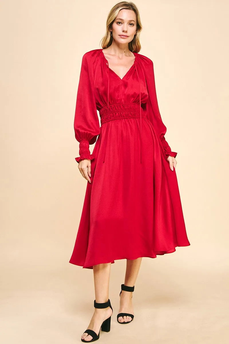 Red Coi Dress