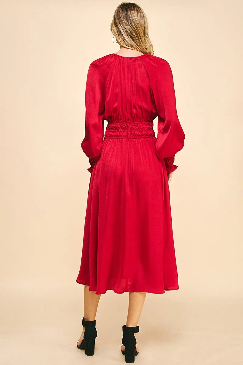 Red Coi Dress