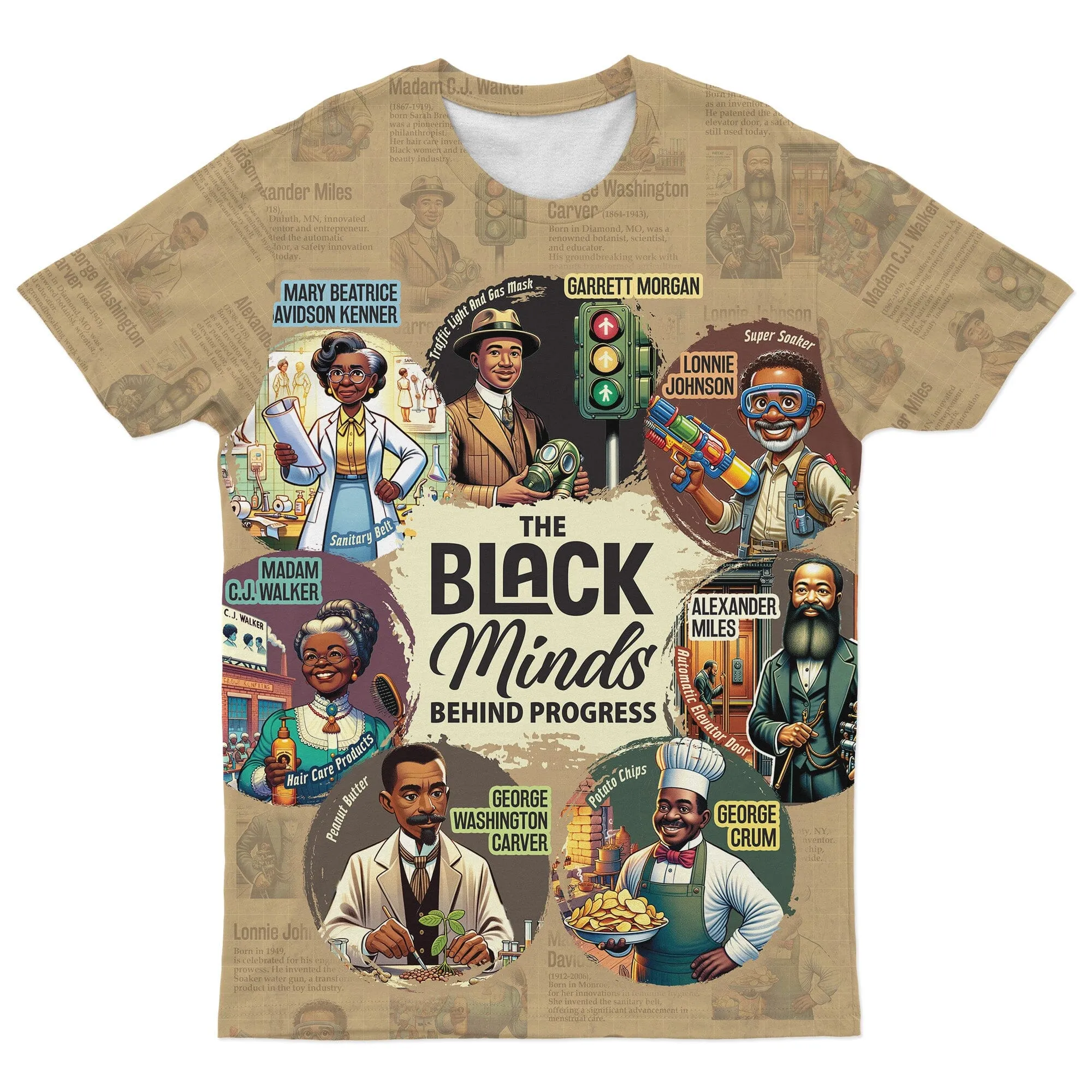 The Black Minds Behind Progress T-shirt and Shorts Set