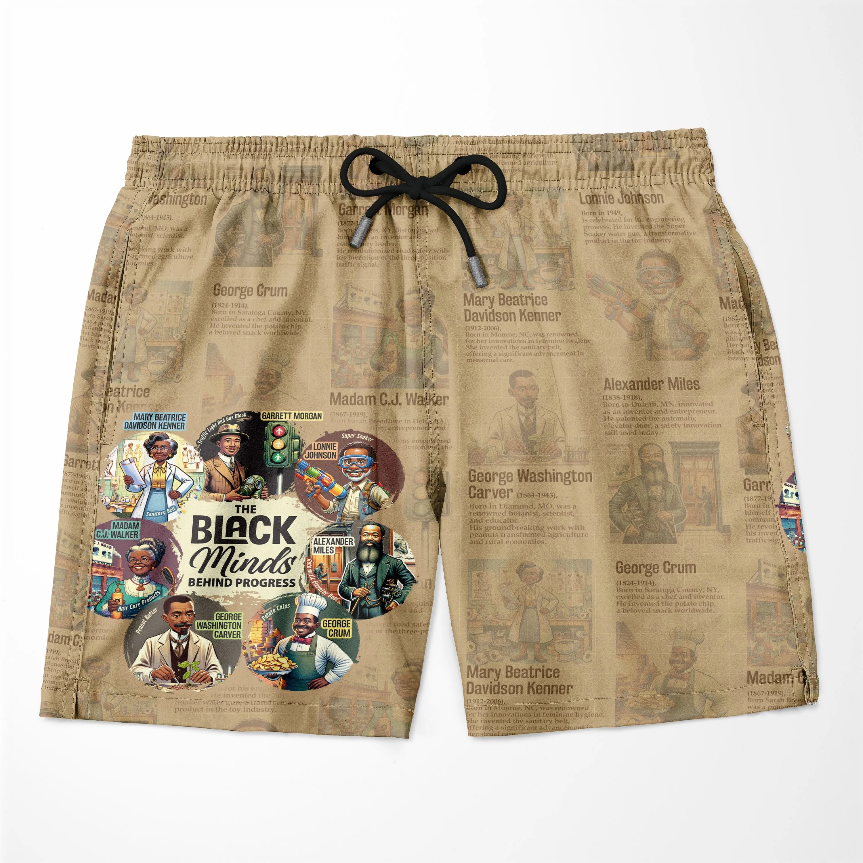 The Black Minds Behind Progress T-shirt and Shorts Set