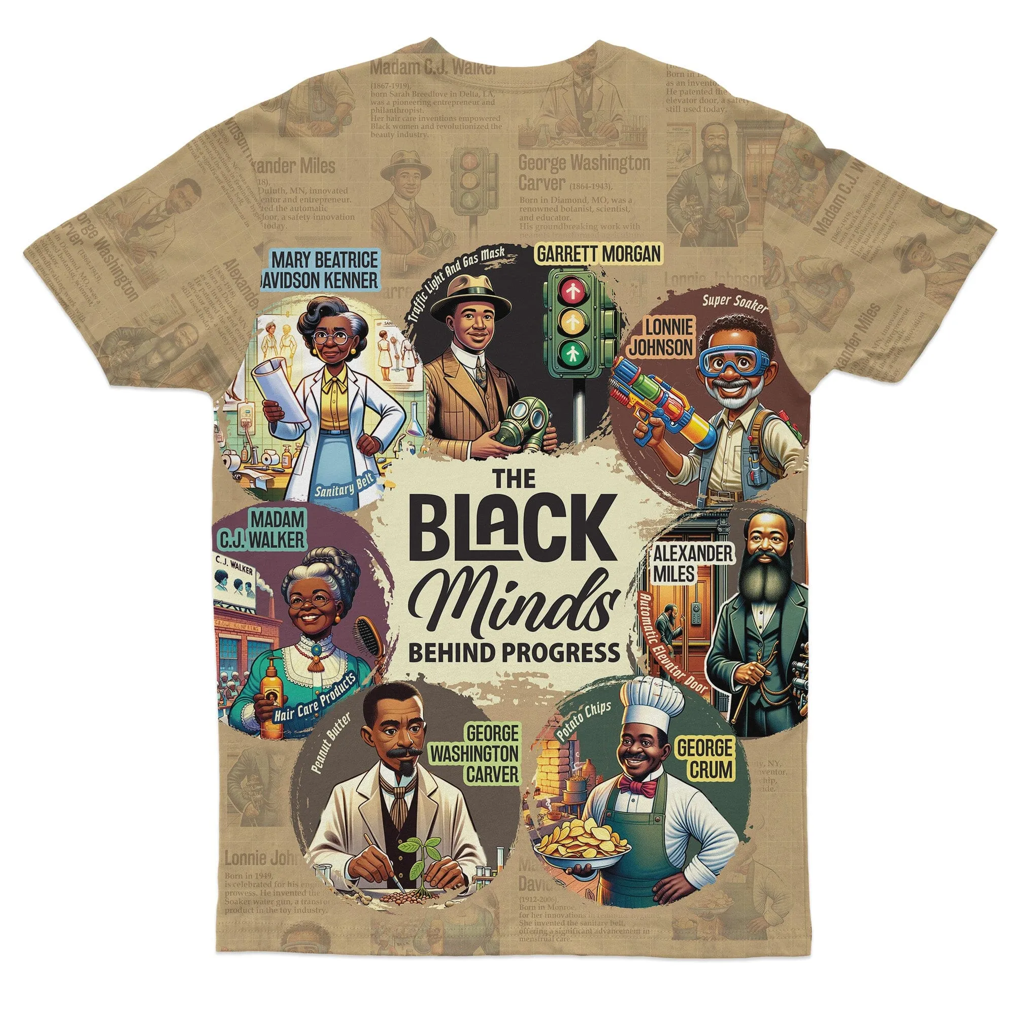 The Black Minds Behind Progress T-shirt and Shorts Set