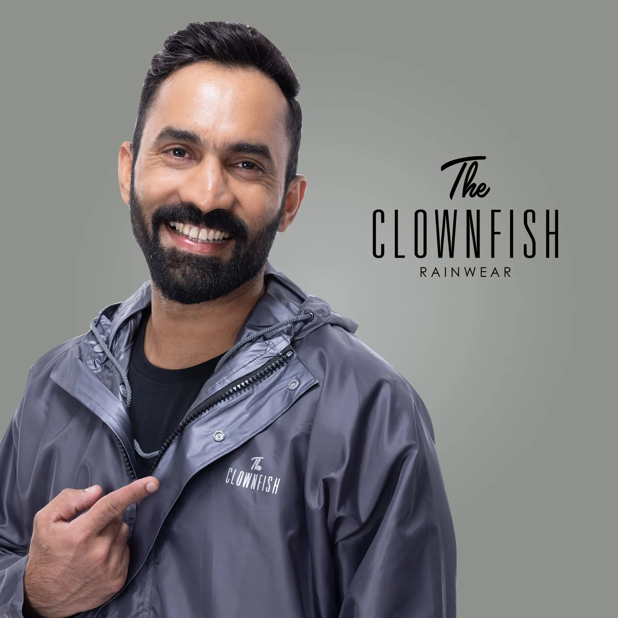 THE CLOWNFISH Polyester Rain Coat For Men Waterproof For Bike Raincoat For Men With Hood. Set Of Top And Bottom. Classic Pro Series (Blue, X-Large)