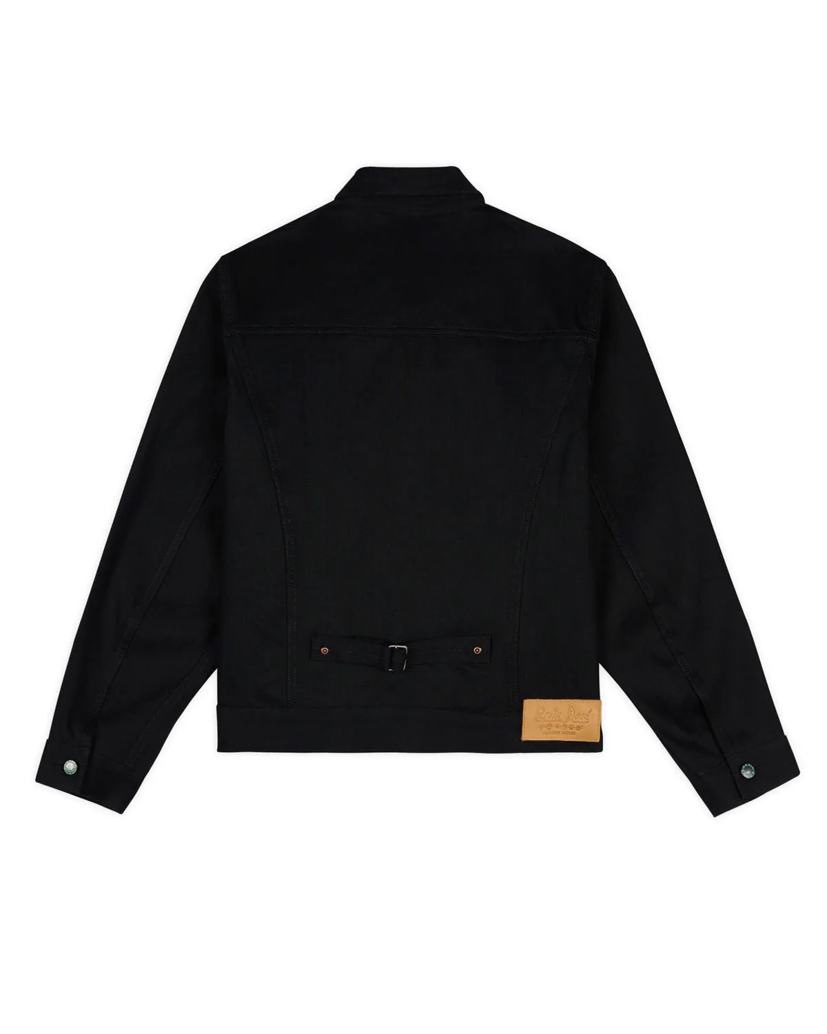 Trucker Jacket 13.2oz Selvedge Denim - Solid Black