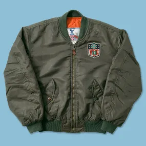 Vintage Sports Club Bomber Jacket Small