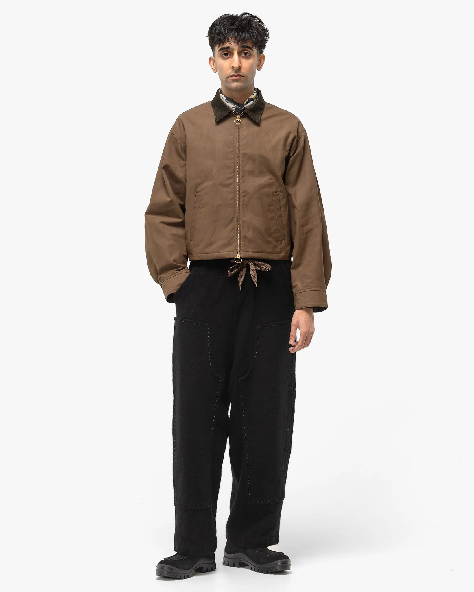 Weather Cotton Oil Coating Drizzler JKT Khaki