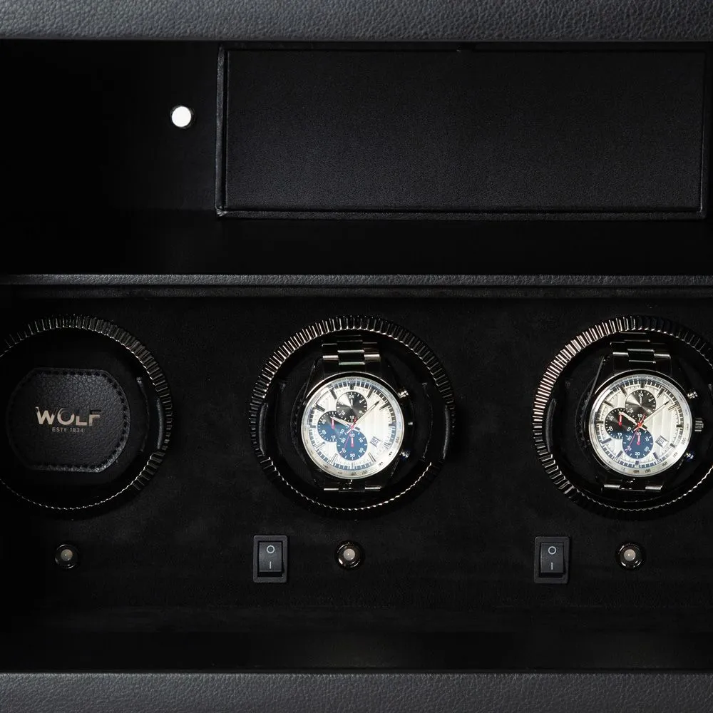 Wolf - The Den 4-Unit Watch Winder Safe | 430402