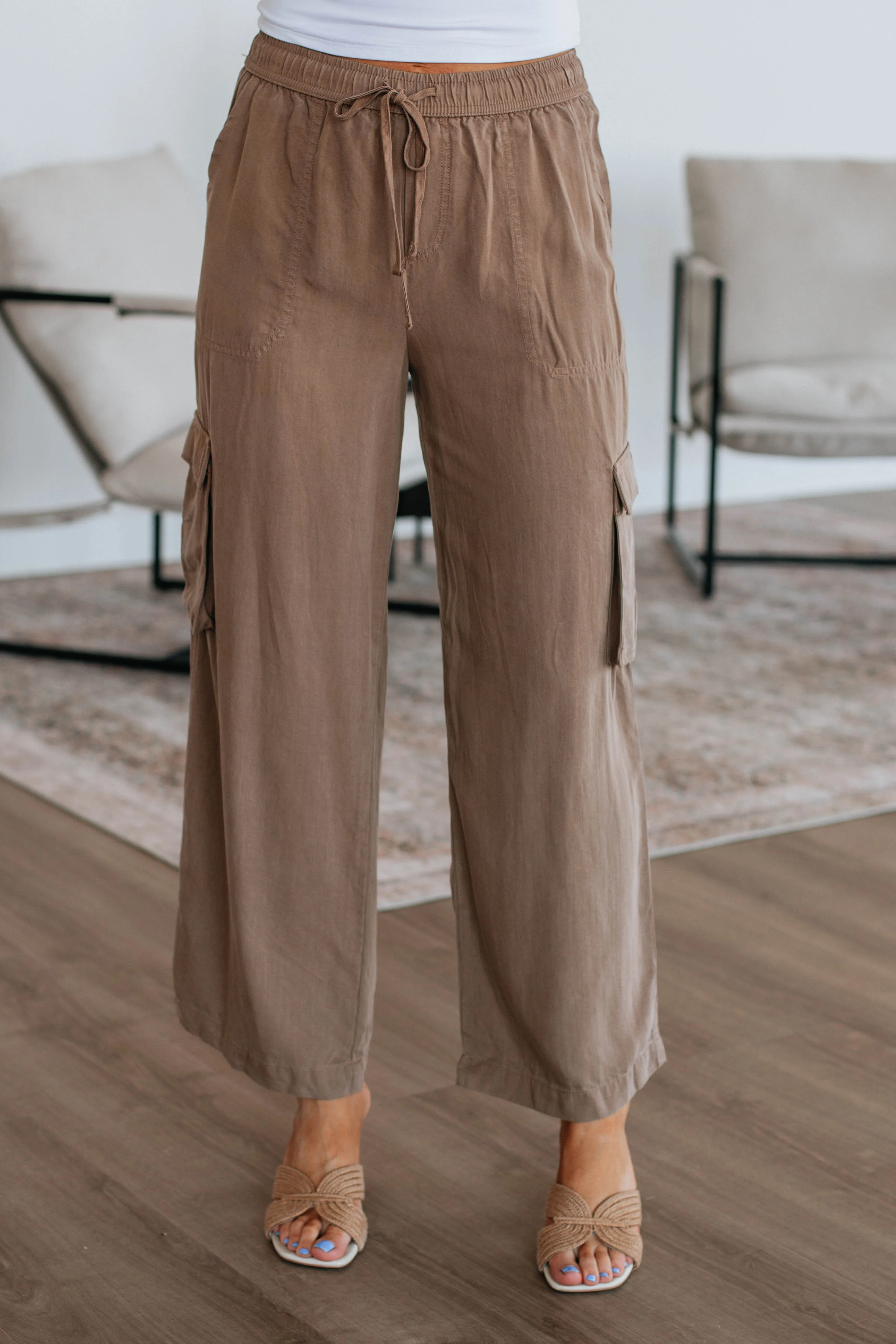 Wylie Cargo Pants - Dark Sand